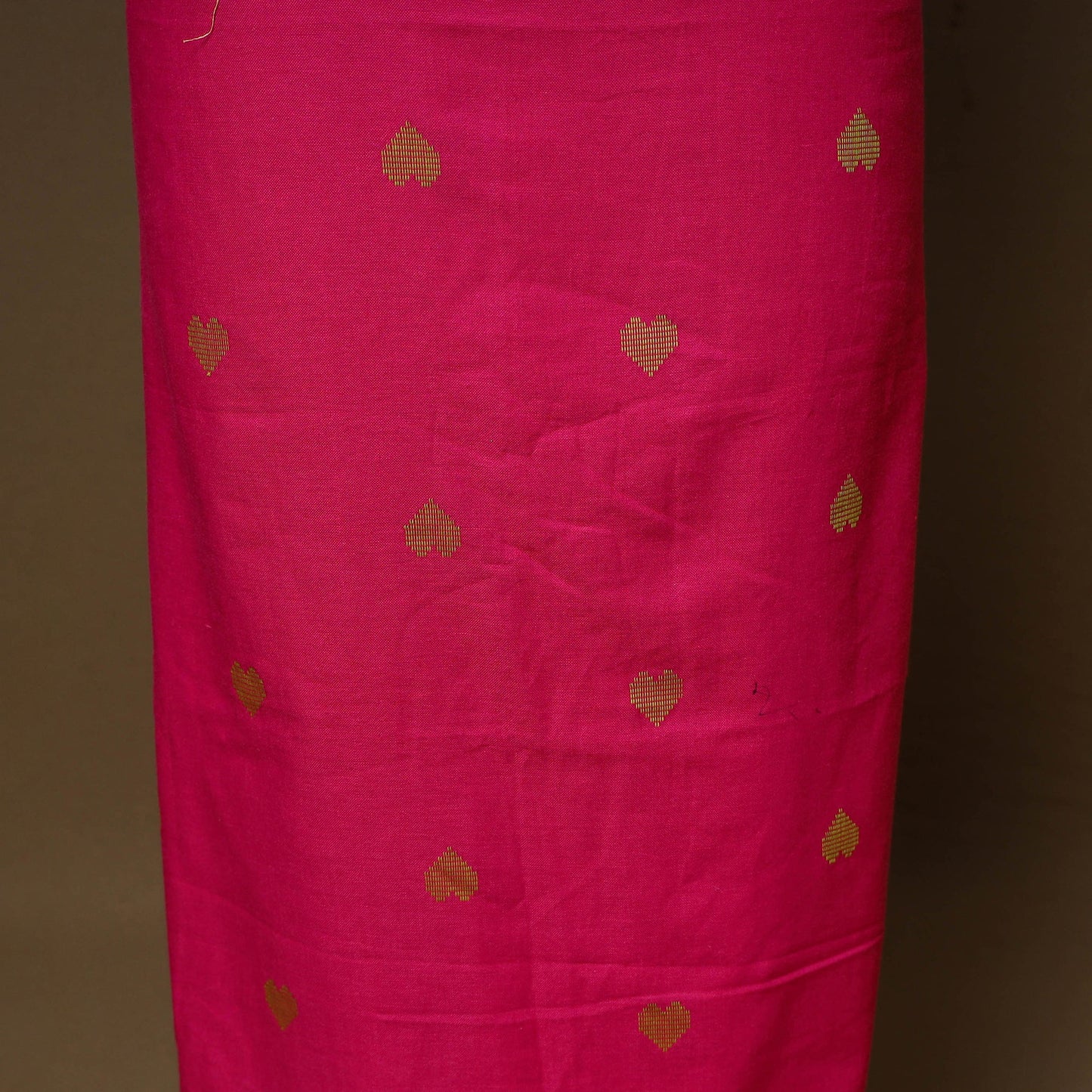 Pink - 2pc cotton unstitched jacquard dress material