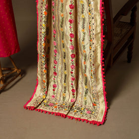 Pink - 2pc cotton unstitched jacquard dress material