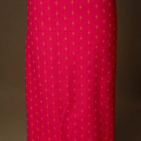 Pink - 2pc cotton unstitched jacquard dress material