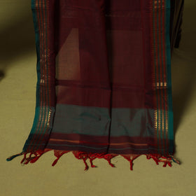 Pink - 2pc cotton unstitched pochampally ikat dress