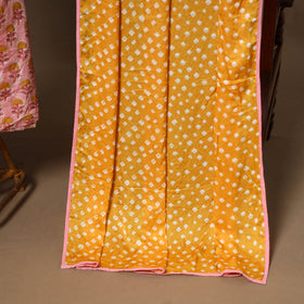 Pink - 2pc cotton unstitched sanganeri dress material