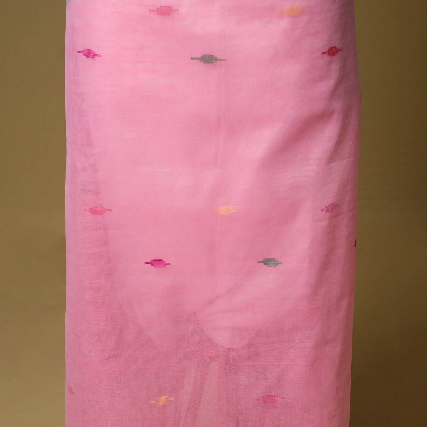 2pc handloom silk cotton unstitched phulia jamdani dress