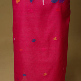 2pc handloom silk cotton unstitched phulia jamdani dress
