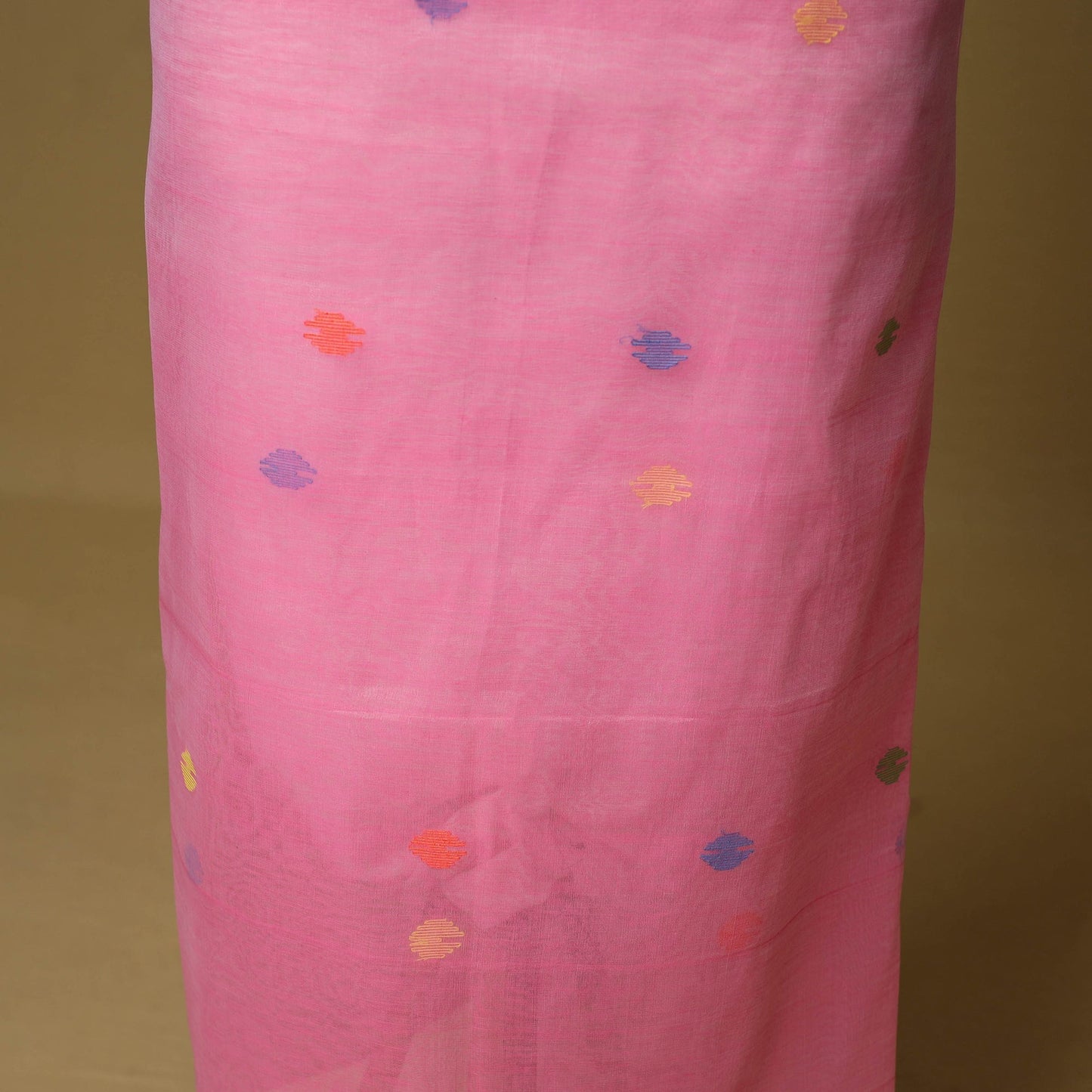 2pc handloom silk cotton unstitched phulia jamdani dress