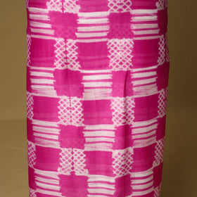 2pc maheshwari silk unstitched tie-dye nui shibori dress