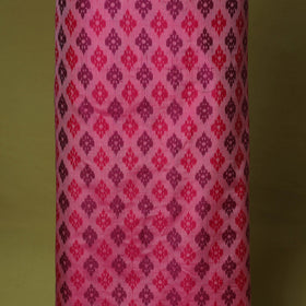 Pink - 2pc unstitched handloom sico pochampally ikat dress