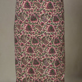 Pink - 2pc unstitched sanganeri dress material