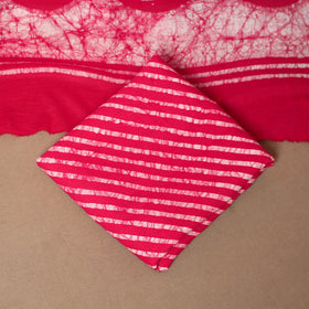 Pink - 3pc cotton kutch batik dress material 01