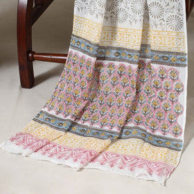 Pink - 3pc cotton sanganeri unstitched dress material 04