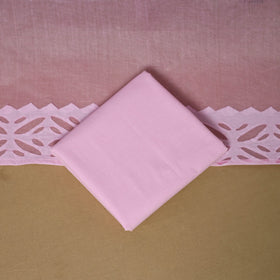 Pink - 3pc cotton unstitched barmer applique cut work dress