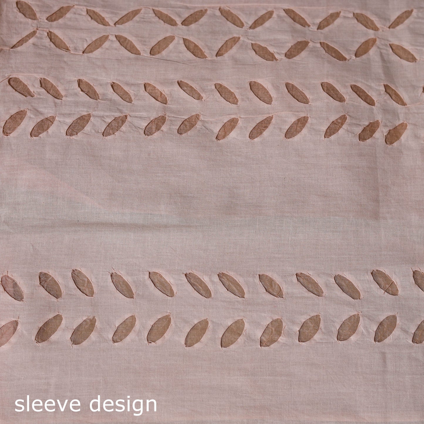 Pink - 3pc cotton unstitched barmer applique cut work dress