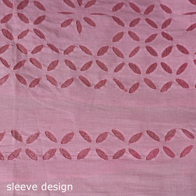 Pink - 3pc cotton unstitched barmer applique cut work dress