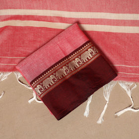 Pink - 3pc cotton unstitched dharwad dress material