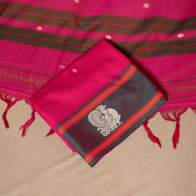 Pink - 3pc cotton unstitched dharwad dress material