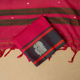 3pc cotton unstitched dharwad dress material with border 47