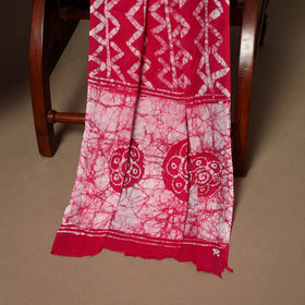 Pink - 3pc cotton unstitched kutch batik dress material 18