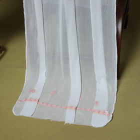 Pink - 3pc hand embroidery cotton lucknow chikankari dress