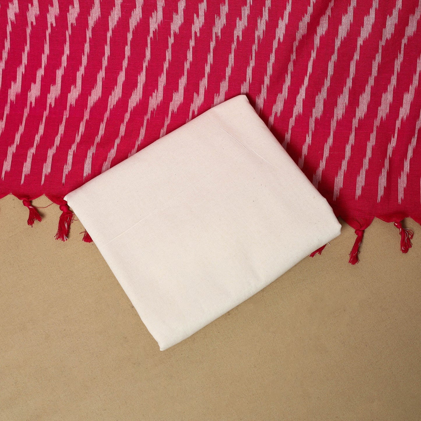 3pc handloom cotton pochampally ikat dress material 09