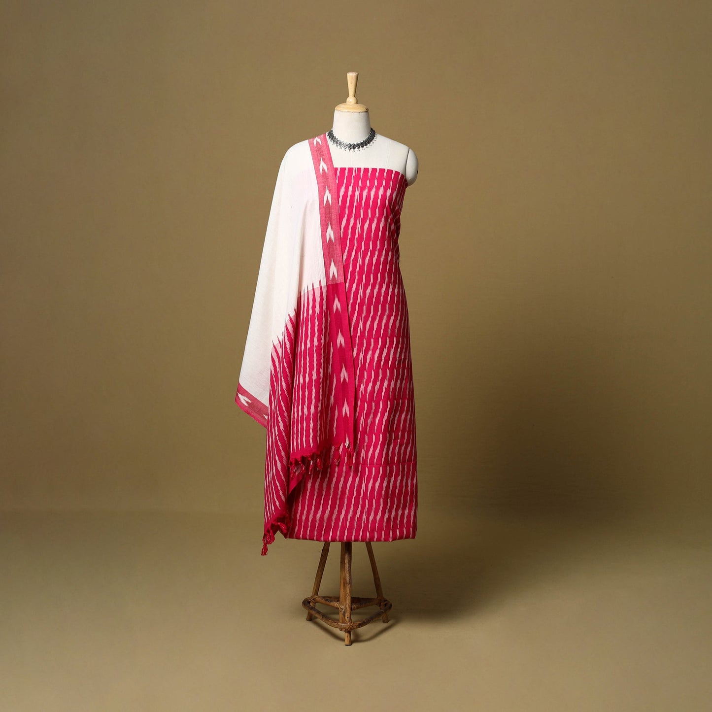 3pc handloom cotton pochampally ikat dress material 09