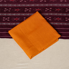 Pink - 3pc handloom cotton unstitched sambalpuri dress