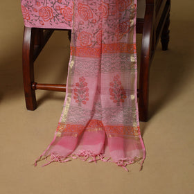 3pc kota doria cotton sanganeri unstitched dress material