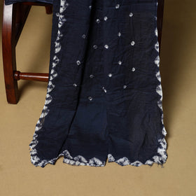 3pc kutch tie-dye satin cotton unstitched bandhani dress