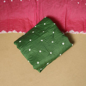 3pc kutch tie-dye satin cotton unstitched bandhani dress