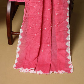 3pc kutch tie-dye satin cotton unstitched bandhani dress