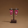 Amaya mirror & ghungroo work gs fabart handmade earrings