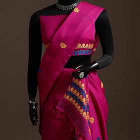 Assam handloom silk cotton mekhela chador with blouse piece