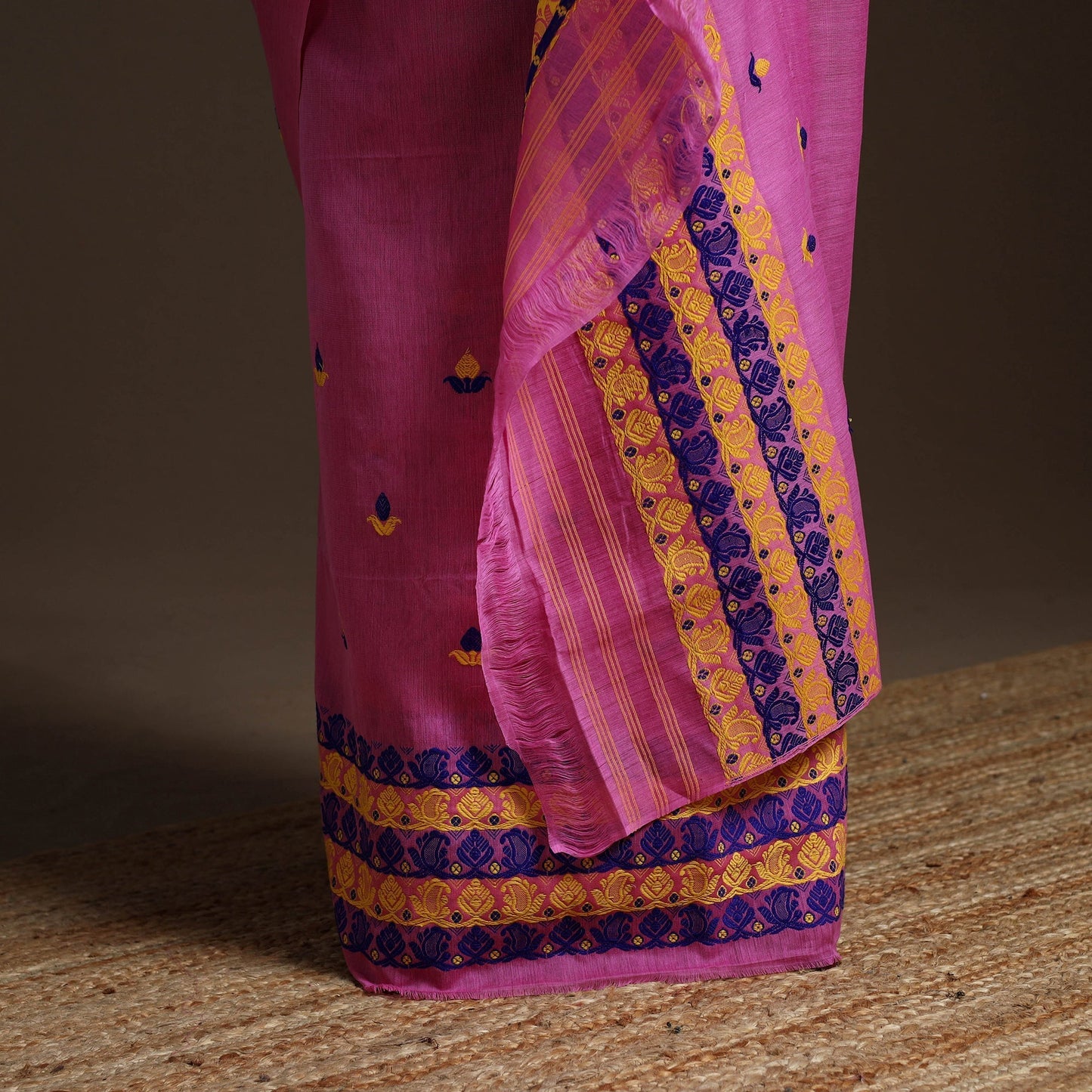 Assam handloom silk cotton mekhela chador with blouse piece