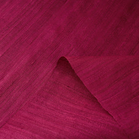 Pink Authentic Handwoven Tussar Silk Bhagalpuri Fabric 