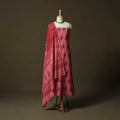Bagh hand block print natural dyed cotton 3pc unstitched