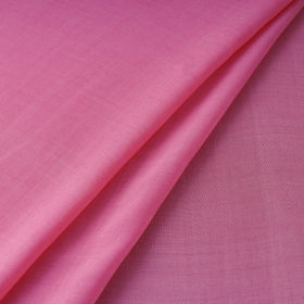Pink - bamboo silk natural dyed pure handloom plain fabric
