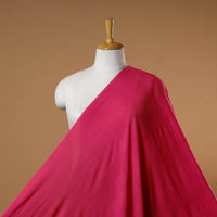 Pink - bamboo silk natural dyed pure handloom plain fabric