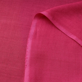 Pink - bamboo silk natural dyed pure handloom plain fabric