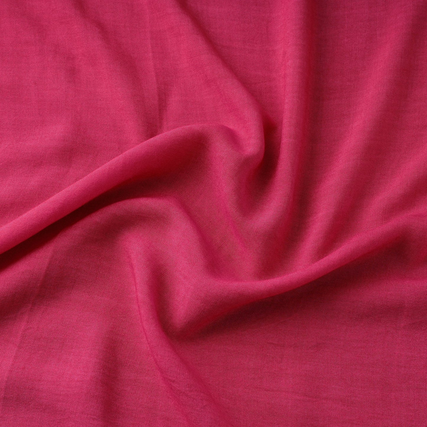 Pink - bamboo silk natural dyed pure handloom plain fabric