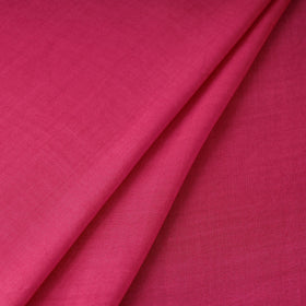 Pink - bamboo silk natural dyed pure handloom plain fabric