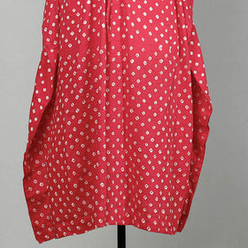  Bandhani Tie-Dye Cotton Kaftan with Tie-Up Waist (Long) 