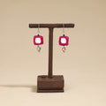 Banjara embroidery mirror work handmade earrings 03
