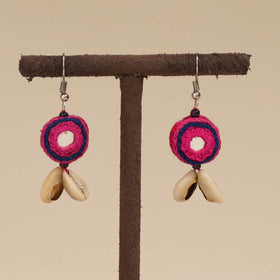 Banjara embroidery mirror work handmade earrings 07