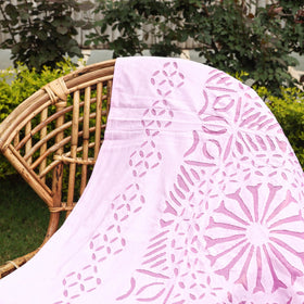 Buy Barmer Applique Cutwork Cotton Single Bed cover Online at iTokri.com