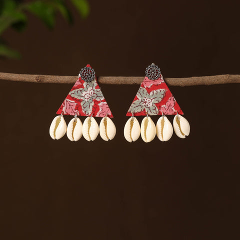  Basma Fabart Shell Work Earrings 