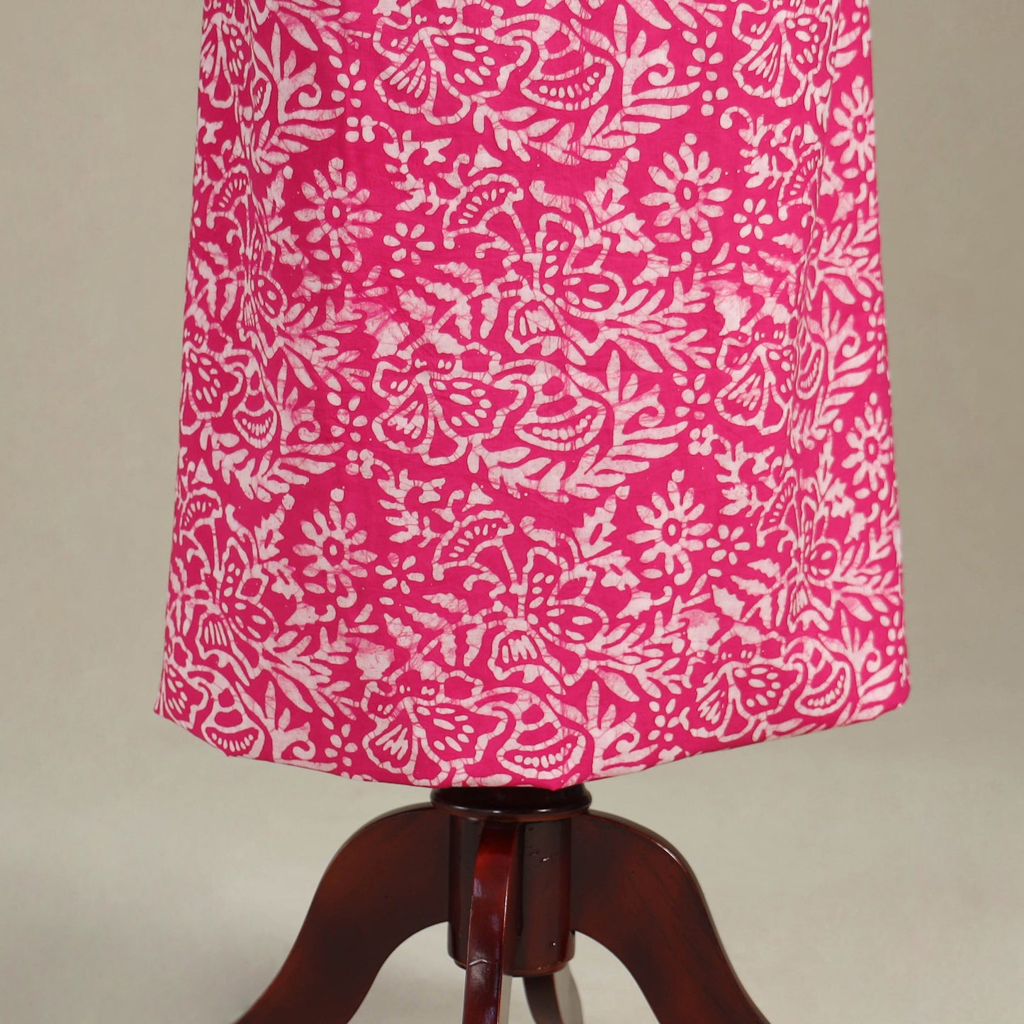 Pink - batik patchwork cotton unstitched kurta material