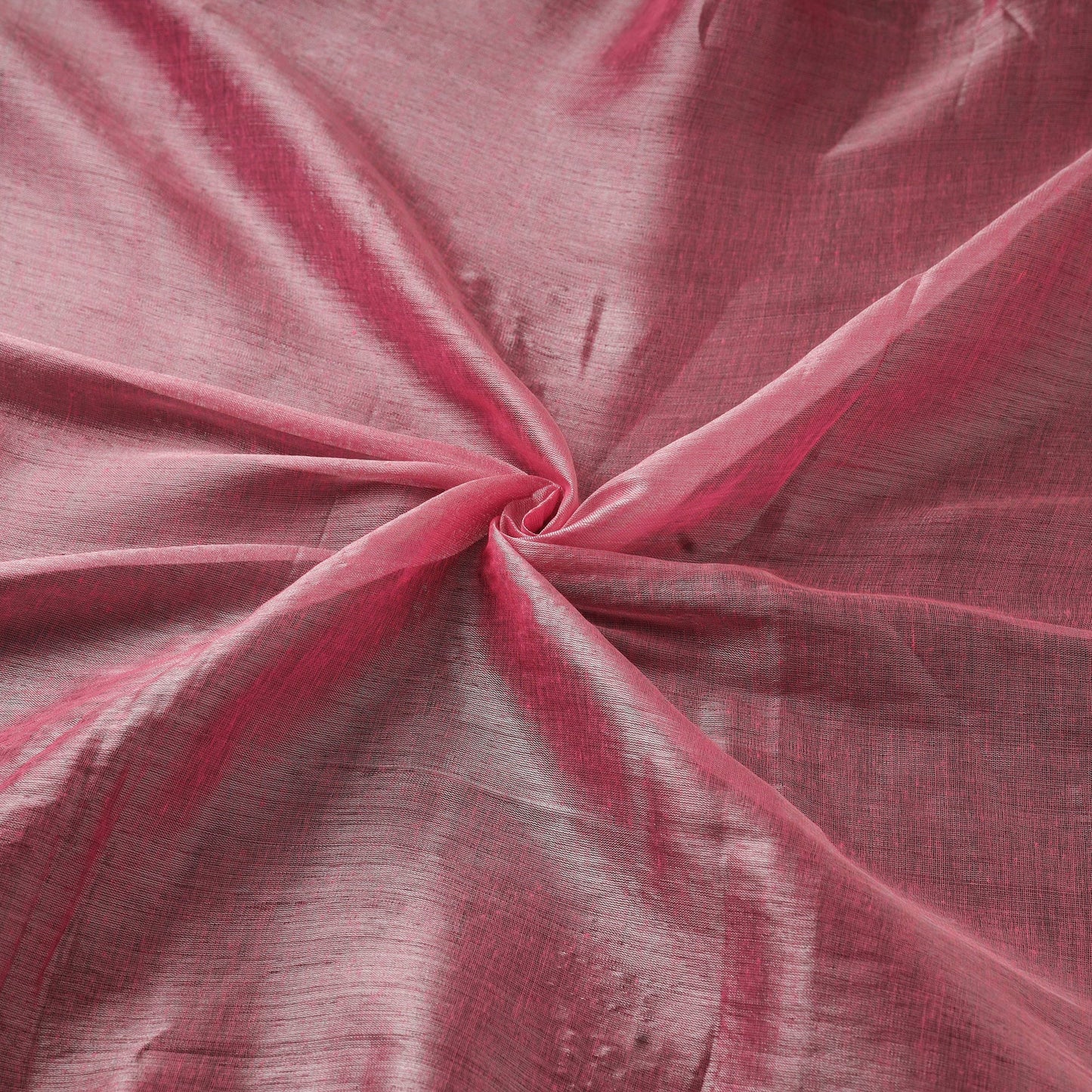 Bengal fine tissue zari plain fabric 13 - handcrafted