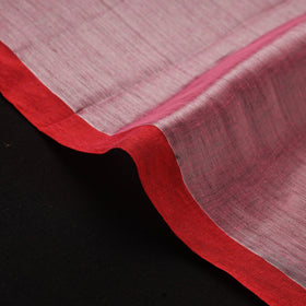 Bengal fine tissue zari plain fabric 13 - handcrafted