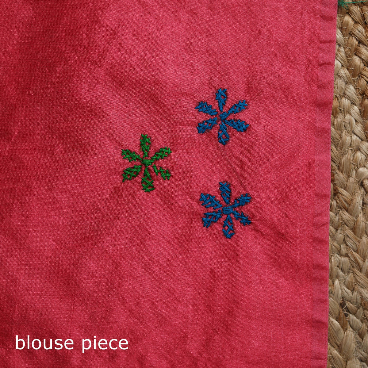 Bengal hand embroidered silk nakshi kantha saree 18