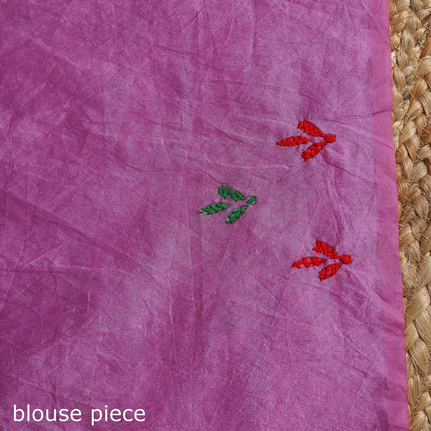 Bengal hand embroidery silk nakshi kantha saree 34