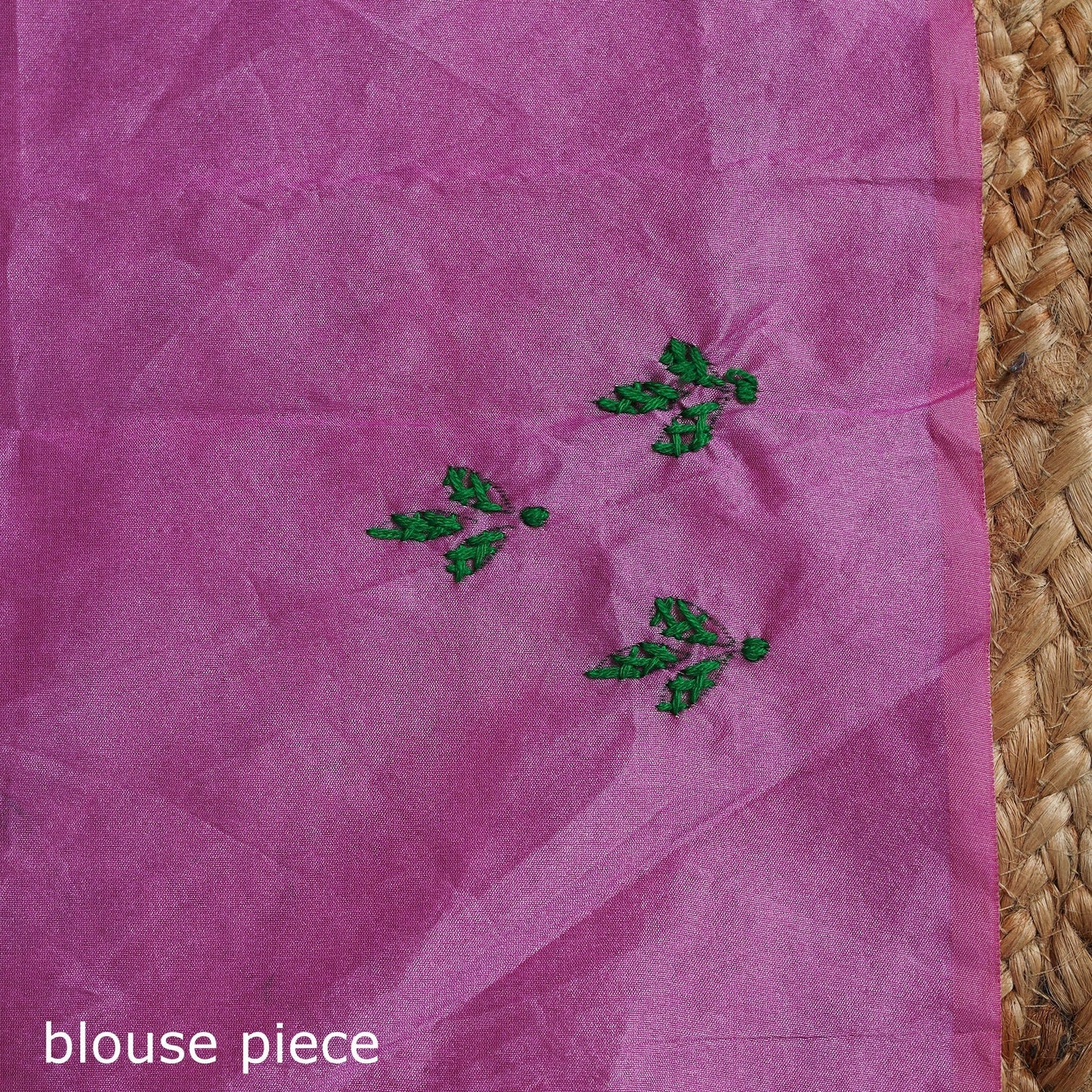 Bengal hand embroidery silk nakshi kantha saree 35