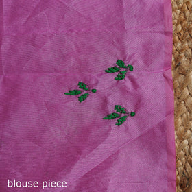 Bengal hand embroidery silk nakshi kantha saree 35